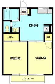 ハイツフヨウAの間取り画像