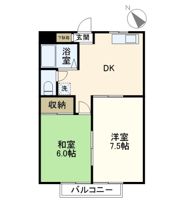 ビューハイツ榊原の間取り画像
