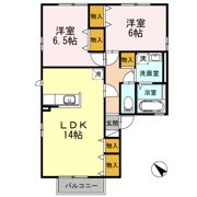 グレーヌ II番館の間取り画像