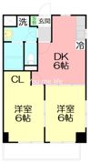 高栄プラザ洋光台の間取り画像
