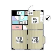 温水TBハイツわたなべの間取り画像