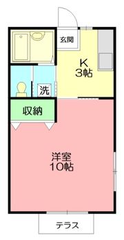 グリーンサイドDの間取り画像