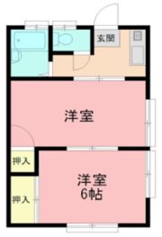 つゆきハイツの間取り画像