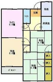 達上ケ丘ハイツの間取り画像