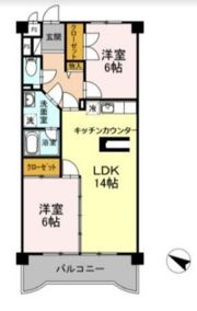 マンションビスタリカの間取り画像