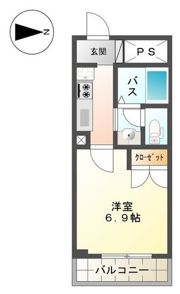 アメニティハイム・Mスクエアの間取り画像