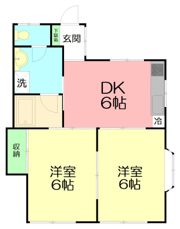 コーポ塩川の間取り画像