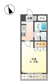 アンディ湘南の間取り画像
