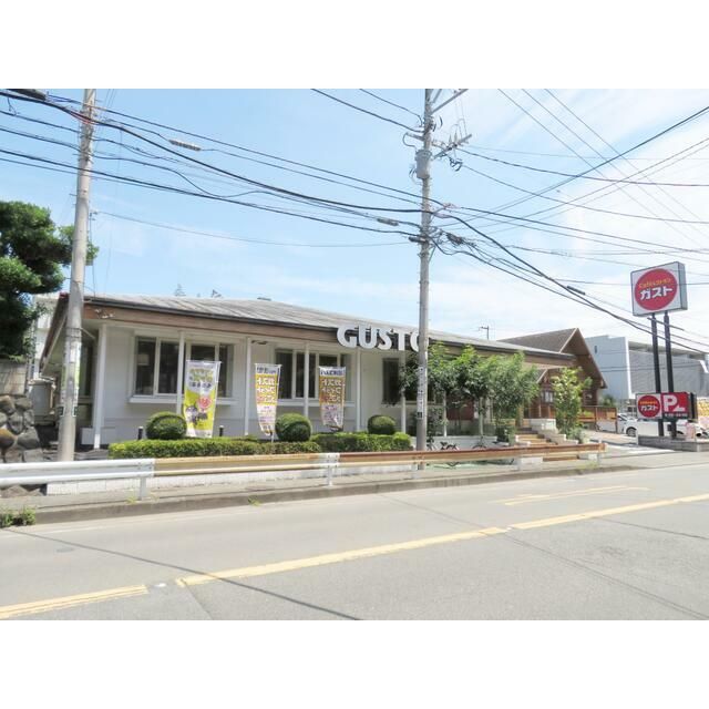 近くのガスト藤沢善行店（から好し取扱店）まで855m（徒歩11分）