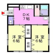 ハイツ光雲の間取り画像
