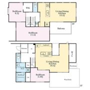 藤沢市辻堂6丁目戸建の間取り画像