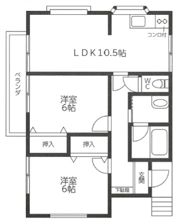 伊奈アパートの間取り画像