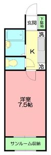 メゾン3ブリッジ2番館の間取り画像