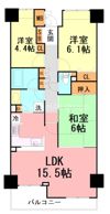 ニューシティ東戸塚「パークハウス南の街」の間取り画像