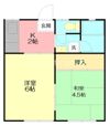 オオバハイツの間取り画像