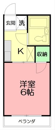 シティハイムエクセルVの間取り画像