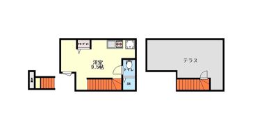 晴風と川の音のLuminousの間取り画像