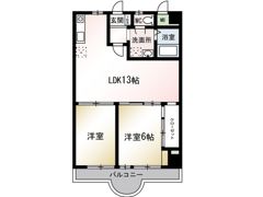 レジデンス平塚の間取り画像