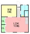 稲荷森マンションの間取り画像
