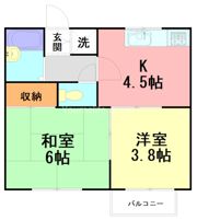 ファミリーコーポ笈川F棟の間取り画像