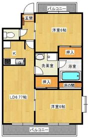 グランコート産興の間取り画像