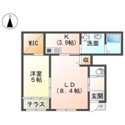 大磯町生沢アパート新築工事の間取り画像