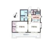 レゾン南林間の間取り画像