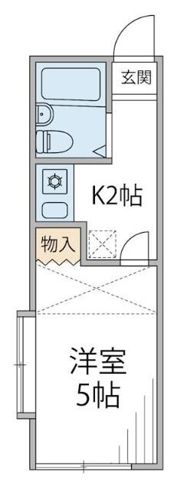 SKハイツ第5の間取り画像