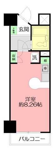 ペルソナージュ横浜の間取り画像