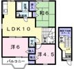 エスパシオIの間取り画像