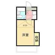 レオパレス本厚木第35の間取り画像