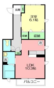 アズーリ湘南の間取り画像