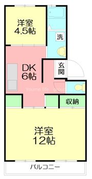 サンハイツ諏訪前の間取り画像