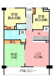 ナイスアーバン平塚中央の間取り画像