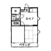 クラマハイツの間取り画像