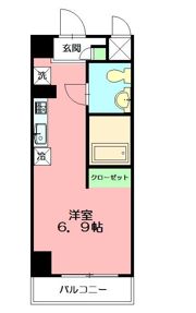 カレッジテラス東海大学前A棟の間取り画像