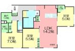 Vent Vert Tsujidoの間取り画像
