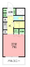 厚木アザレアビルの間取り画像