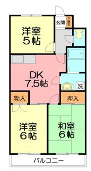 シティパル戸塚第2の間取り画像