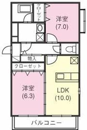 NYSマンションの間取り画像