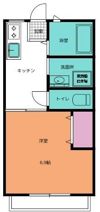 コーポ泉Aの間取り画像