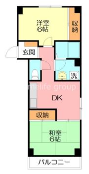 コーポ川口（厚木）の間取り画像