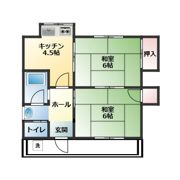 飯山アパートの間取り画像