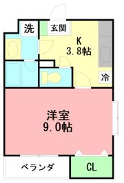 クレアールの間取り画像