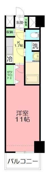 アイケー扇町の間取り画像