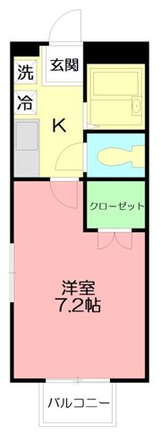 ルミナール湘南B棟の間取り画像
