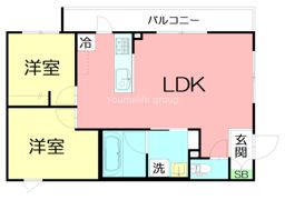 ル・マレデシーニュの間取り画像