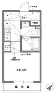 レベアス片瀬江ノ島WESTの間取り画像