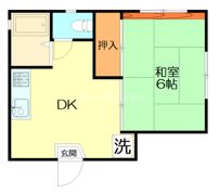 サン矢留アパートの間取り画像