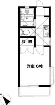 藤沢ドミール21の間取り画像